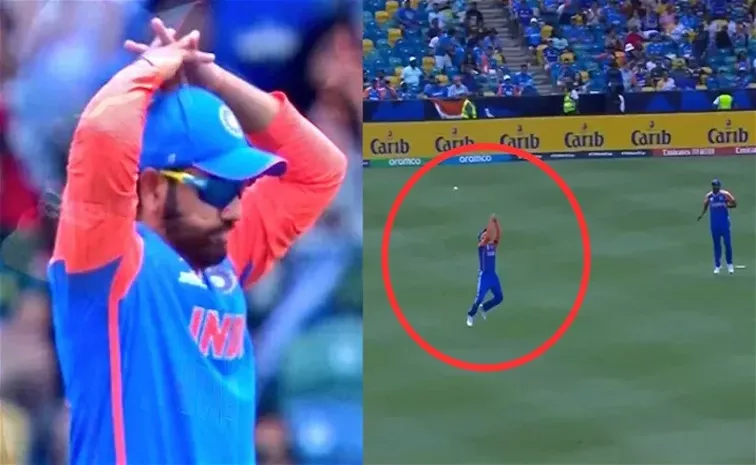 Rohit Sharma's eye-catching reaction as Virat Kohli drops easy catch