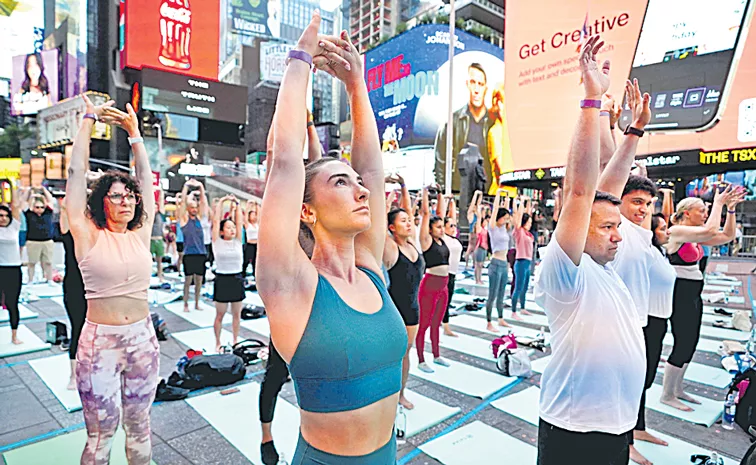 Indian embassy in New York celebrates International Yoga day