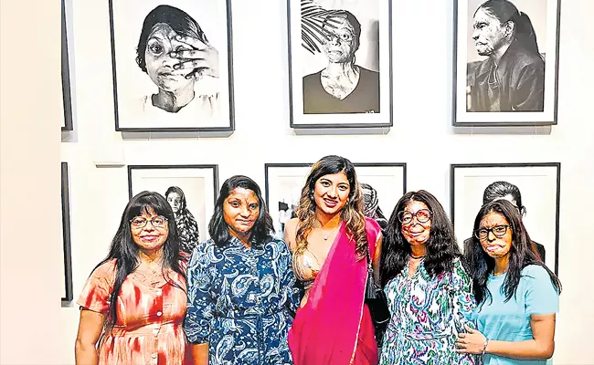 A photo exhibition of acid attack survivors