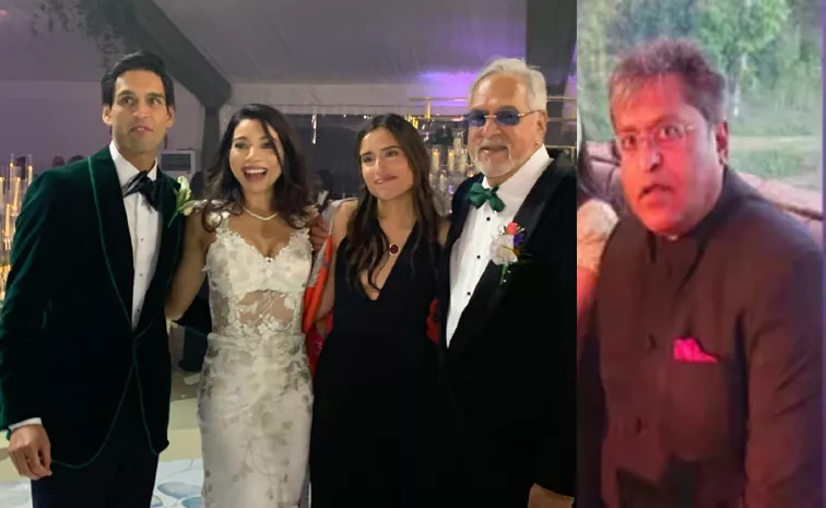 Lalit Modi in Vijay Mallya Son Siddharth Marriage