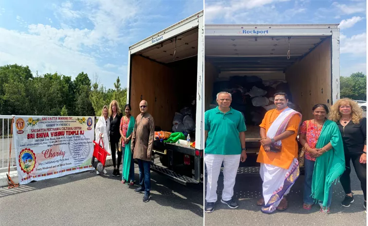 Sai Datta Peetham Sri Shiva Vishnu Temple NJ Clothing drive