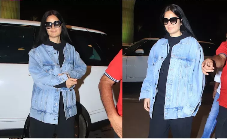 Katrina Kaif seen in oose denim jacket Netizenz Says she is pregnant