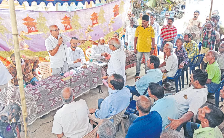 Suddenly the Mansas staff organized the Gram Sabha