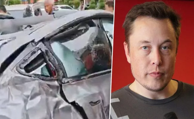 Video: Tesla Car Flips 7 Times After Crash, All Passengers Survive