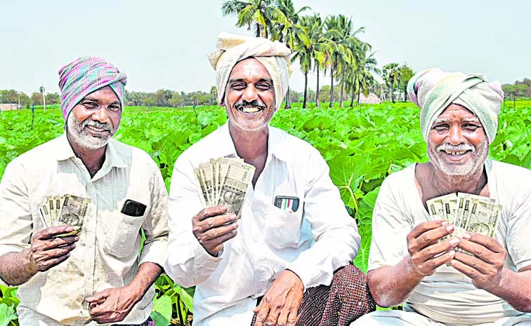 Financial support to drought affected farmers in Andhra pradesh