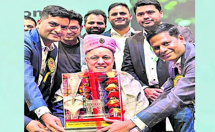 New Zealand Prime Minister Christopher Luxon at Telangana Decade celebrations