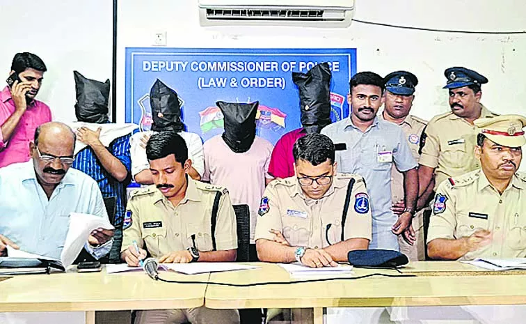 Police arrested four people including Naik in Madapur