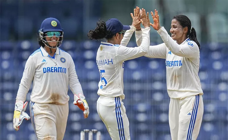 India Women Vs South Africa Women One Off Test Day 3 Stumps: Sneh Rana Pick 8 wickets In First Innings