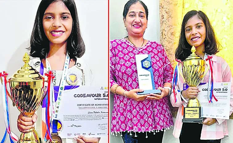 Usha Kumawat to wins Robotics Winner