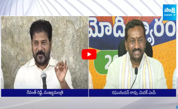 Revanth Reddy vs Raghunandhan Rao Words Fight On Lok Sabha Elections