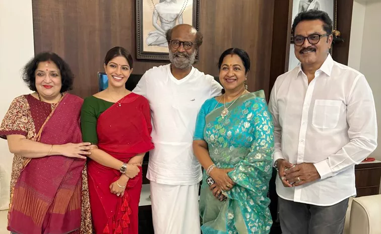 Varalaxmi Sarathkumar Invites Rajinikanth For Her Wedding With Nicholai Sachdev