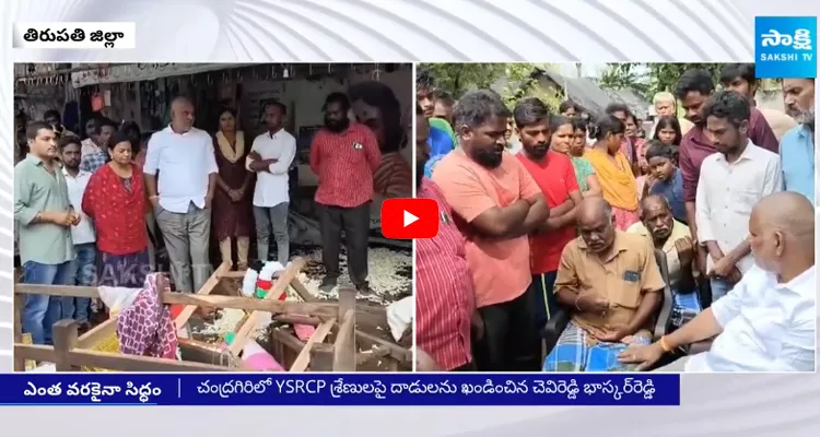 Chevireddy Bhaskar Reddy Visits Victim Families