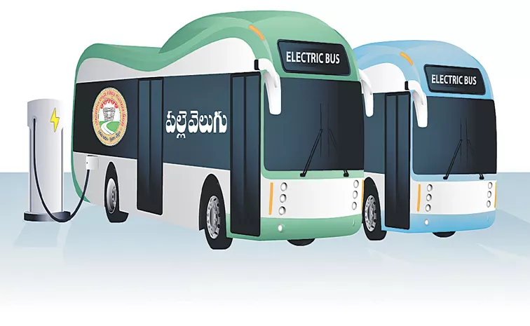 Electric buses For TSRTC Palle Velugu