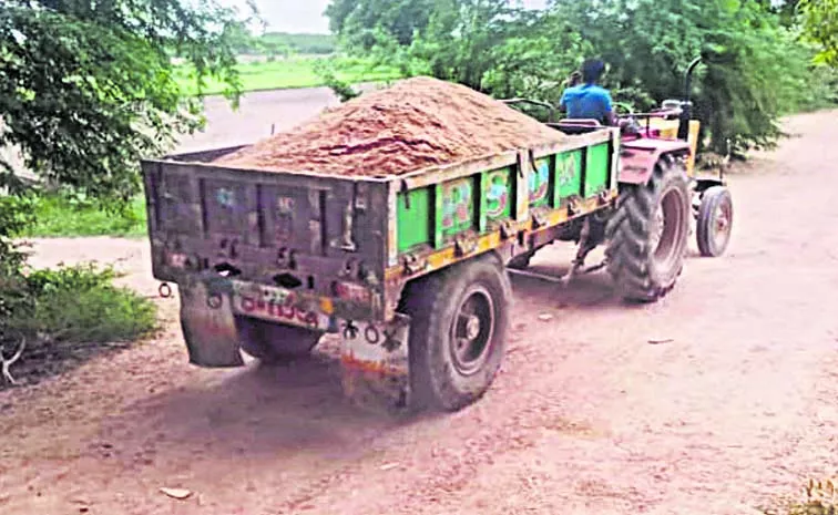 Police raid on Penna sand dump: andhra pradesh