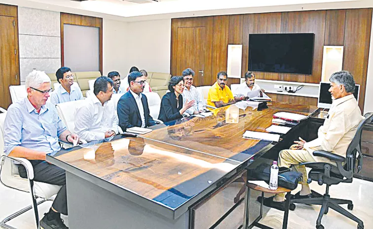 Chandrababu met with the World Bank team