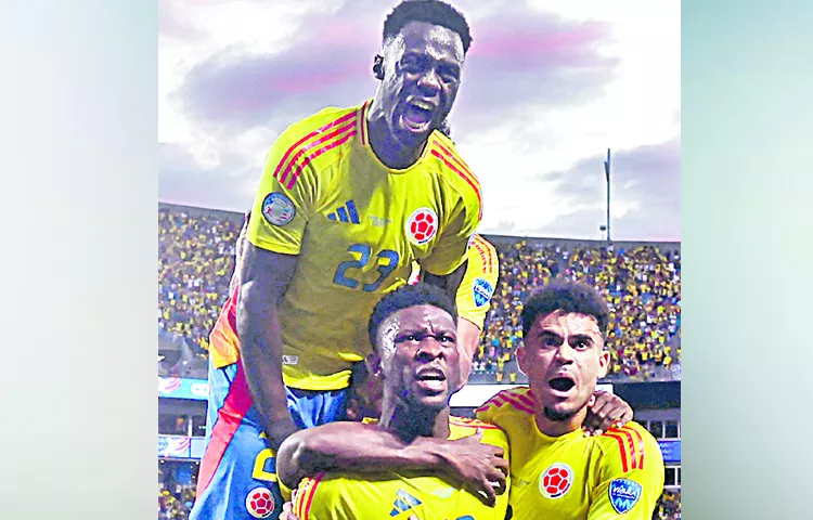 Colombia in the Copa America Cup final