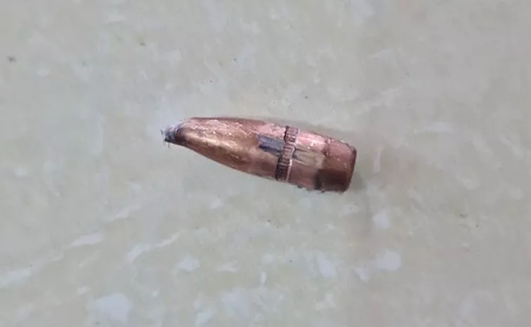 Bullet That Went Into An Apartment In Narsingi Bairagiguda