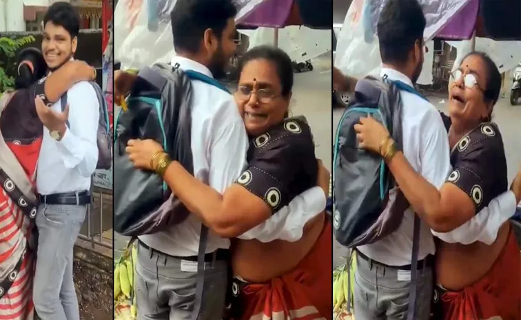 Maharashtra vegetable seller's son cracks CA exam, mother's emotional video goes viral