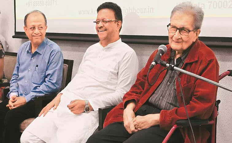 Work together, emphasise on idea of jukto sadhana says Amartya Sen