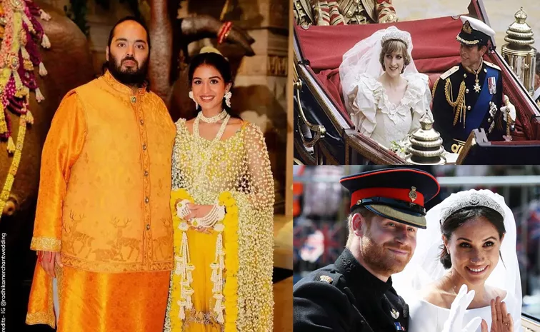 Anant AmbaniRadhika Merchant  Grand wedding most expensive weddings in history