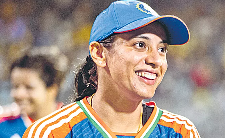 Smriti Mandhana is the fifth rank