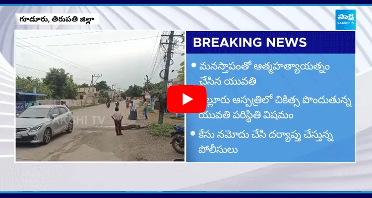 Sad Incident In Guduru Tirupati District 