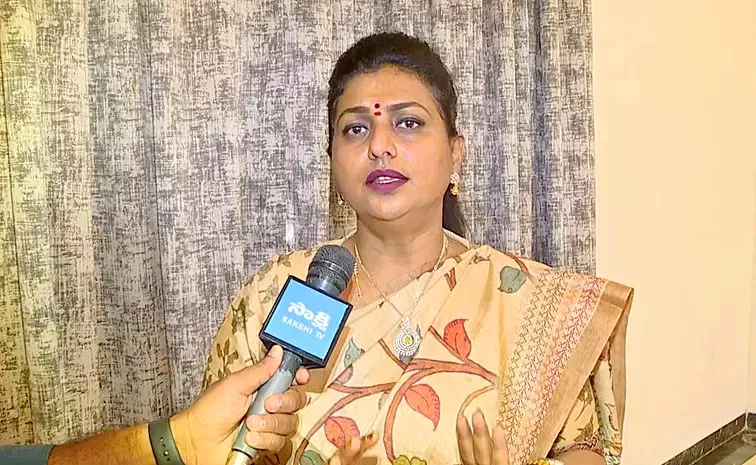 Ex Minister RK Roja Serious Comments On TDP Chandrababu