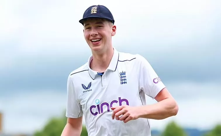 Rocky Flintoff, son of Andrew Flintoff, makes history as youngest England U19 centurion