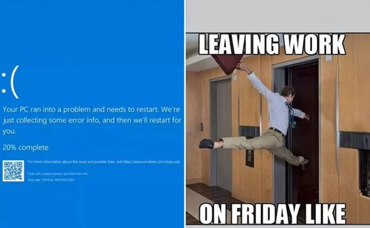 Microsoft Windows Outage Funny Memes and Jokes Goes Viral