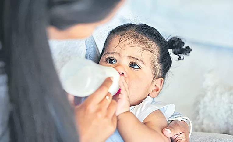 Feeding From a Bottle 