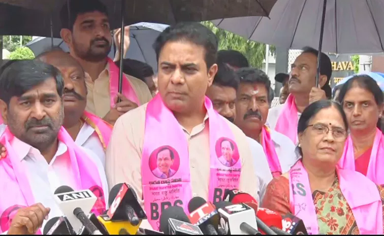 KTR And BRS Leaders Meets Telangana Governor