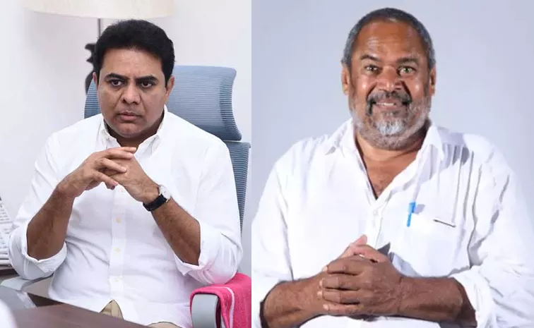 KTR Call To R Narayana Murthy