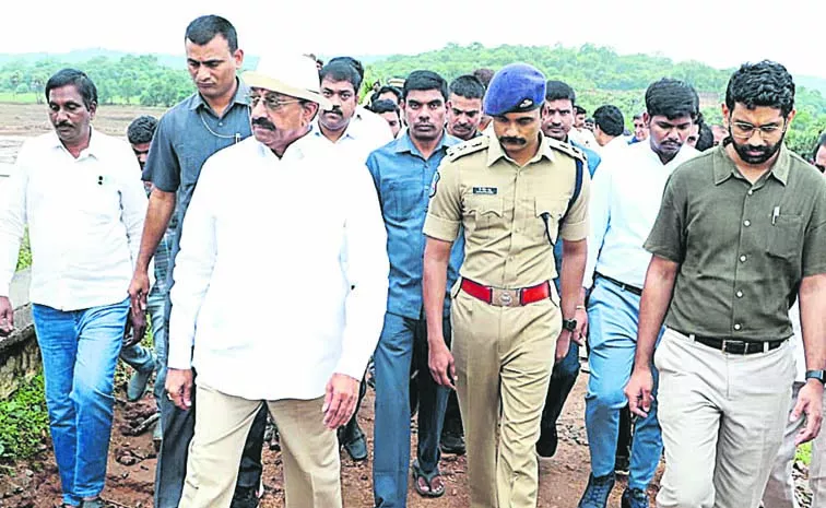 Minister Tummala Nageswara Rao Inspects Peddavagu Project