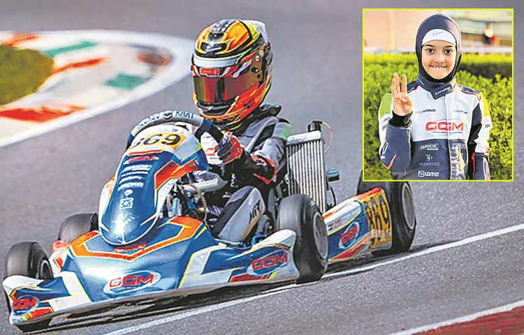 Kashmiri Child Girl Atika Mir Wins Rotax Max Challenge