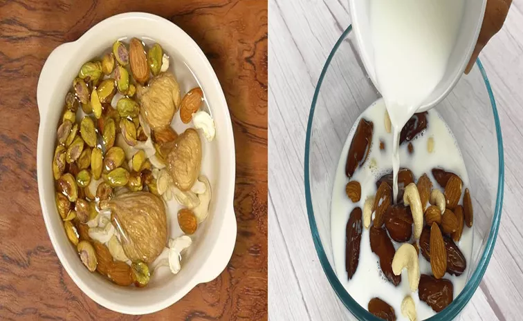 Soaking Dry Fruits In Milk Vs Water Which Is Better