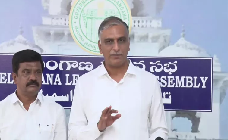 Harish Rao Comments On Telangana Budget 2024