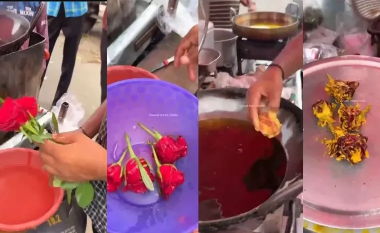 Do you  Know about Rose Flower Pakodi Viral Video