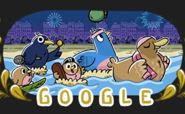 Google is celebrating the commencement of the Summer Olympic Games 2024 with a new Doodle