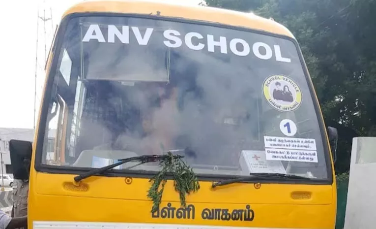 Tamil Nadu school van driver saves 20 kids before dying of heart attack