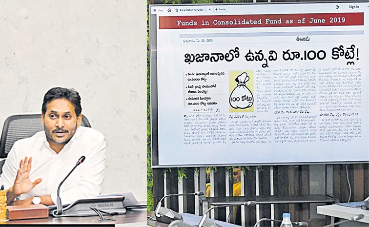 YS Jagan has announced that he is releasing a fact sheet on the state debts