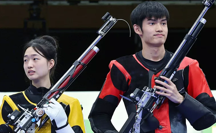 China wins the first gold medal of the 2024 Olympics in Shooting