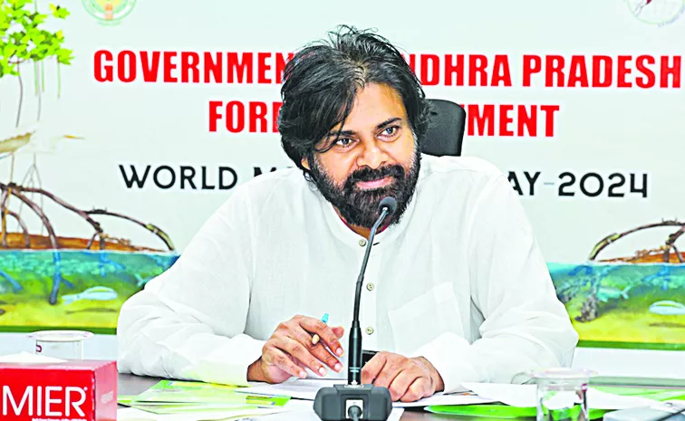 Pawan Kalyan had a meeting with the top officials of the Forest Department