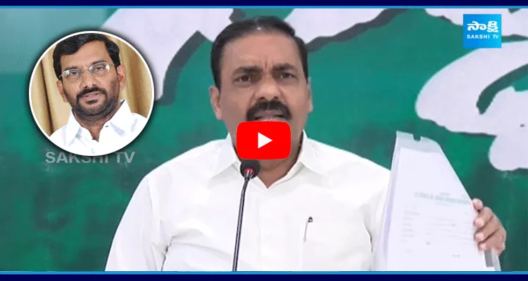 Kakani Govardhan Reddy Fires On Somireddy Chandra Mohan Reddy