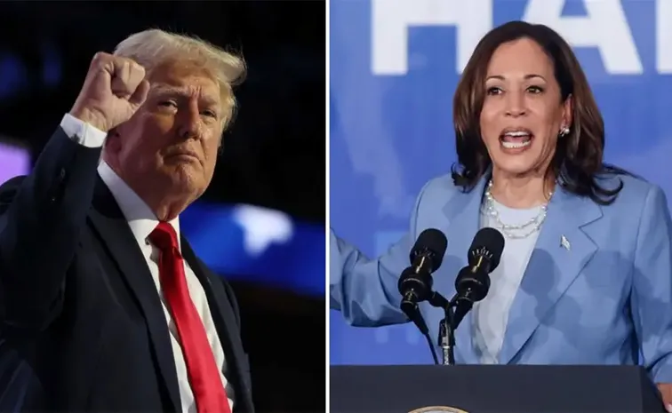 USA Kamala Harris Cuts Down Donald Trump Election Lead