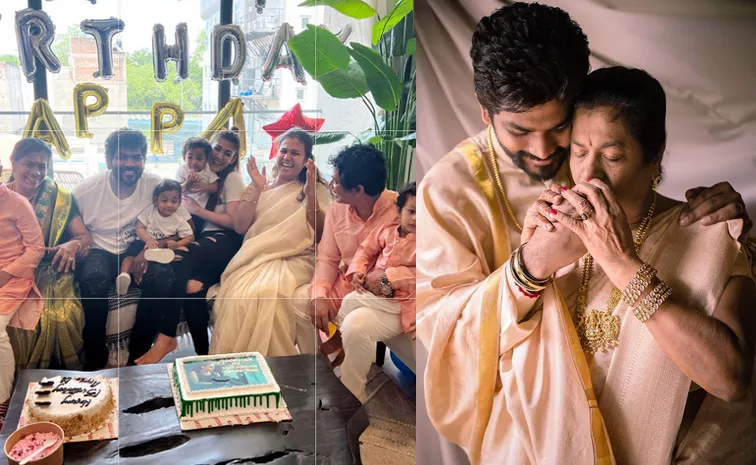 Vignesh Shivan Birthday Wishes to Mom Meena Kumari