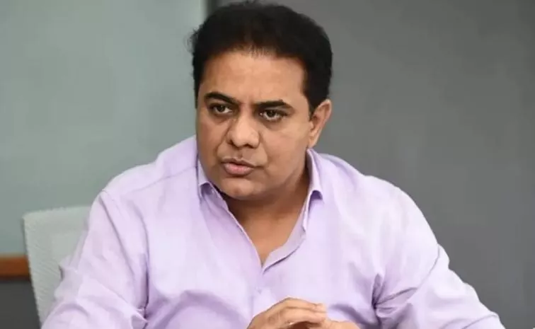 KTR appeal to Telangana CS for restore content in government websites