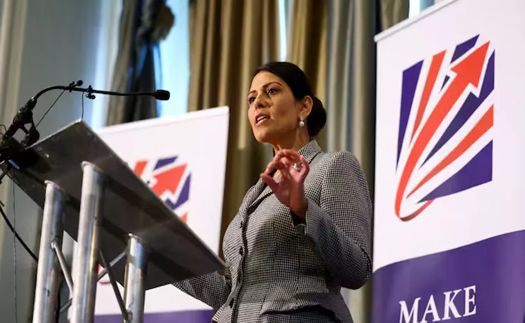 Priti Patel enters race to replace Rishi Sunak as leader of UK Conservative Party