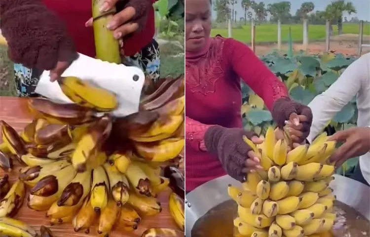 Viral Video: Extra Deep Fried Banana Fritters 