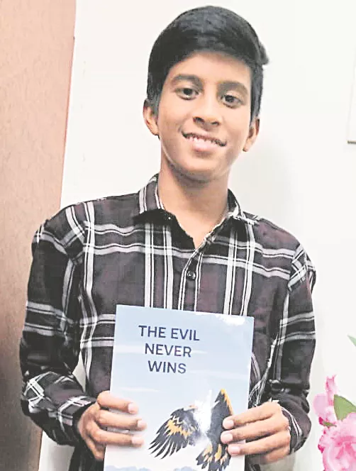 Writing Of The Book Evil Never Wins By Student Thangella Ketanraju