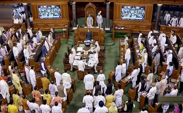 Inaugural 18th lok sabha sessions adjourned